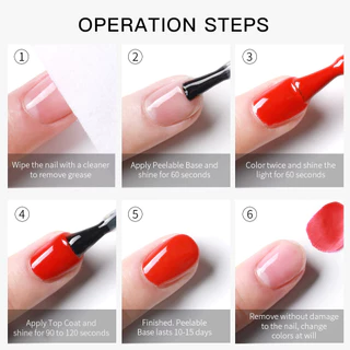 GESATHEL 15ml เคลือบสีเล็บเจล Top Coat / Base Coat สีเจล ทาเล็บเจล สีทาเล็บเจล UV LED ยาทาเล็บเจล