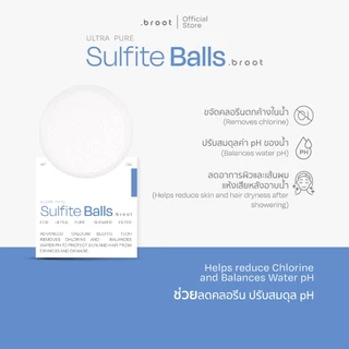[New] SULFITE BALLS นวัตกรรมแคลเซียมซัลไฟต์ [ใช้ได้กับฝักบัวรุ่น ULTRA PURE SHOWER FILTER เท่านั้น!!]