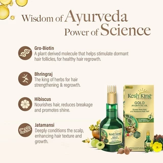 Kesh King Gold Ayurvedic Oil 50/100ml/300ml