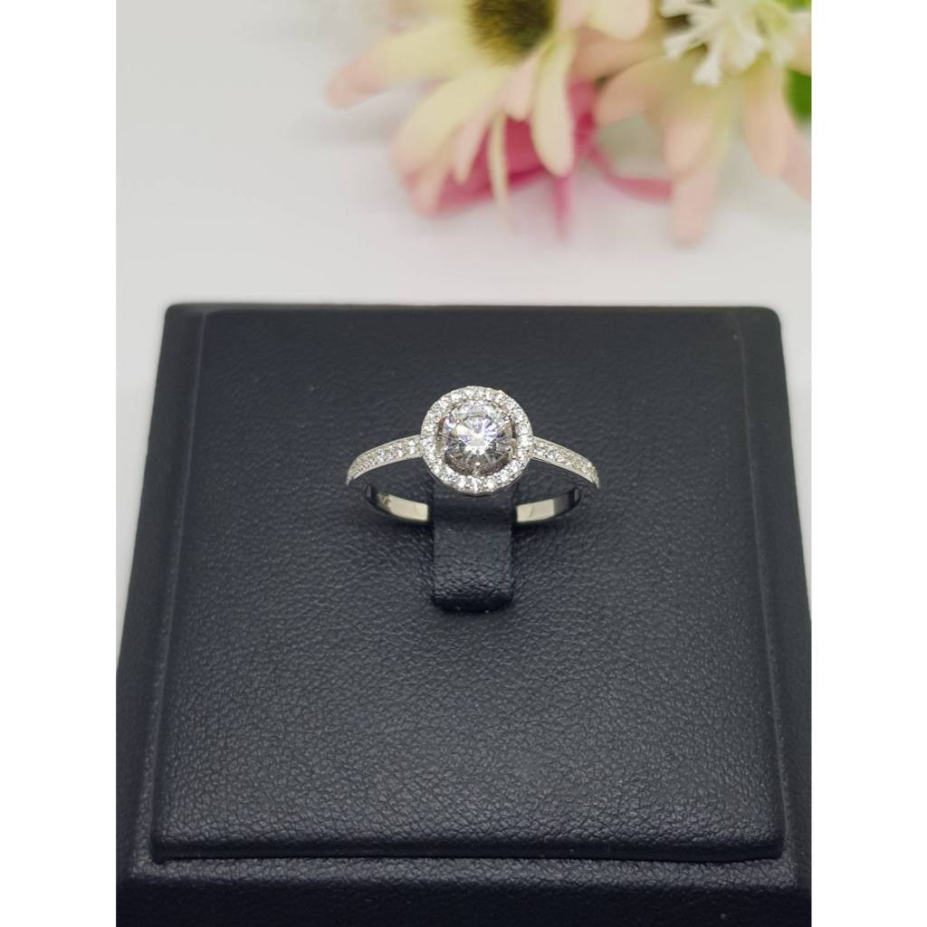 Memorine Jewelry خاتم فضة 925 بالزركون السويسري — صورة 4