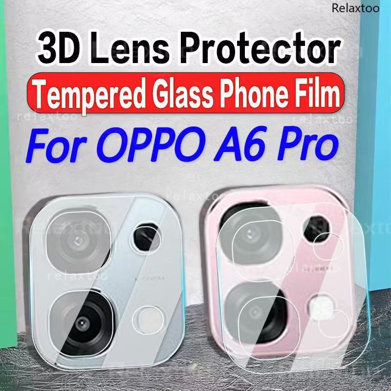 เลนส์กล้อง 3D เต็มเลนส์ สำหรับ OPPO A6pro A6 A6X เลนส์กล้อง กันรอย