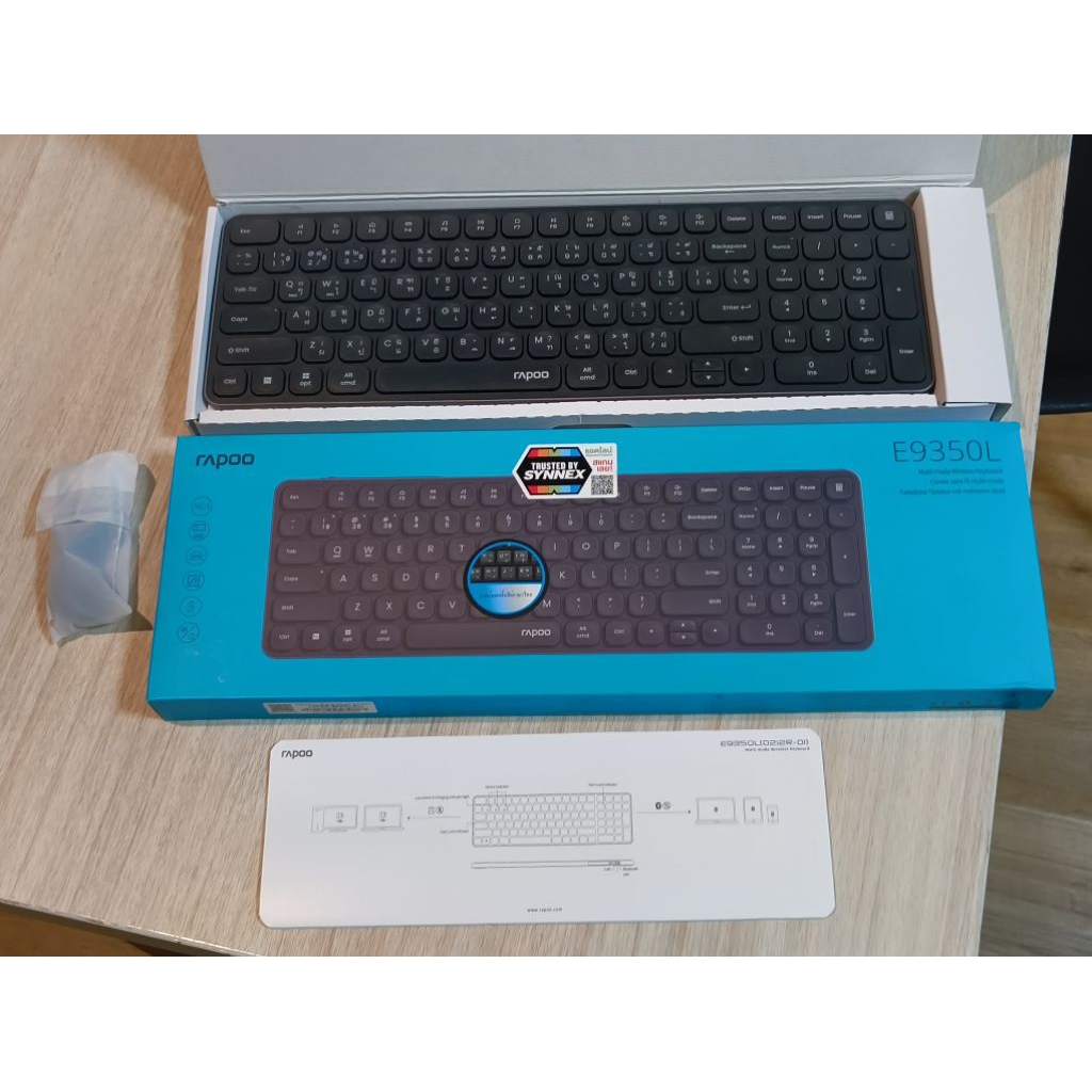 Rapoo E9350L Keyboard คีย์บอร์ดไร้สาย [มือสอง ใหม่มาก 99%]