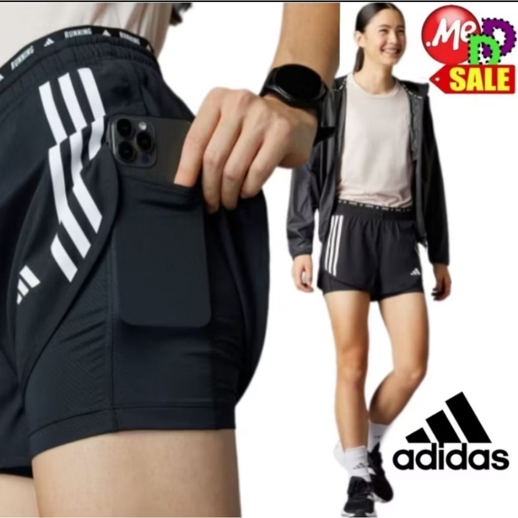 Adidas -  ใหม่ กางเกงขาสั้นใส่ออกกำลังกาย ADIDAS RUNNING SHORTS GK5265 IX6371 IZ4405 IV5505 IN1445 H