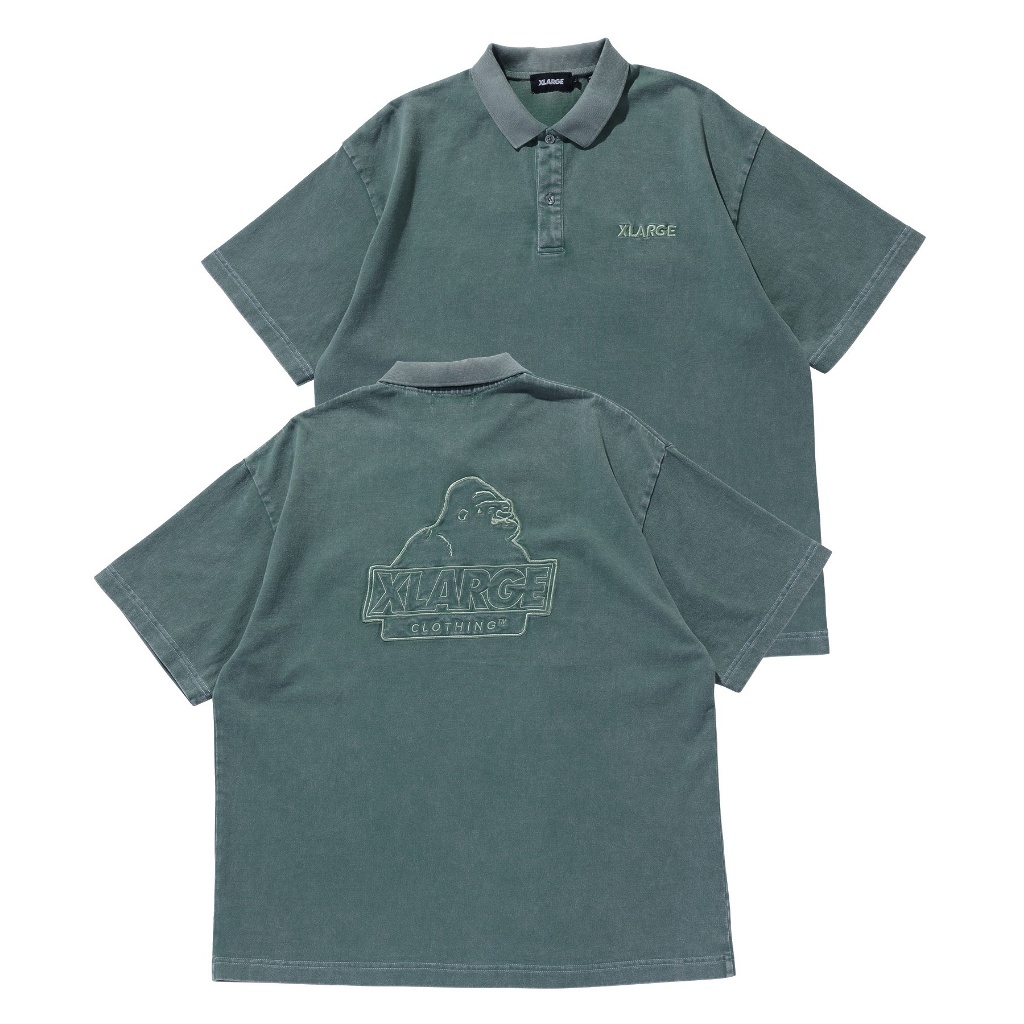 เสื้อเชิ้ต XLARGE รุ่น Chemical Wash Slanted Og Polo Shirt