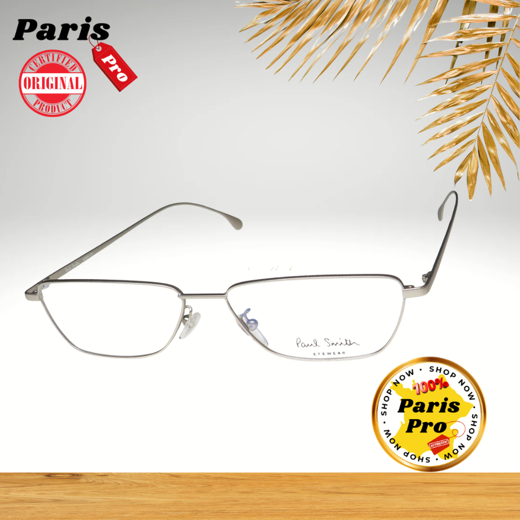 Paul Smith ASKEW V1 Eyeglasses – Silver แว่นตา Paul Smith รุ่น ASKEW V1 สีเงิน made in Italy