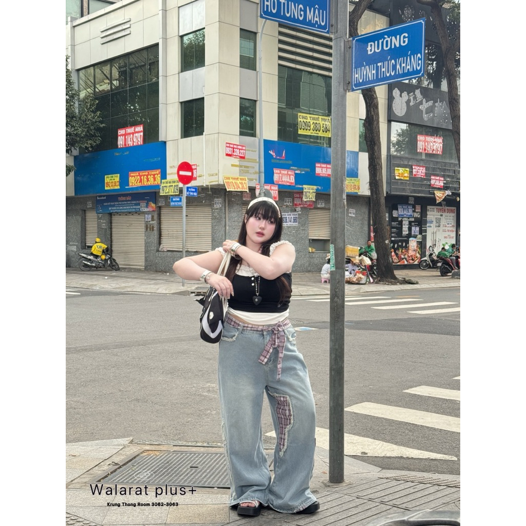 Scotty buggy jeans🎸🎺กางเกงยีนส์ ทรงบัคกึ้ แต่งสก็อต เก๋ๆ แฟชั่นมาก งานสั่งตัดตามไซส์ ทรงสวย ไซส์ใหญ่ - รูปที่ 3