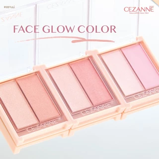 CEZANNE Face Glow Color ไฮไลท์เนื้อเจลแบบ 3 IN1 ✦ New Color ✦