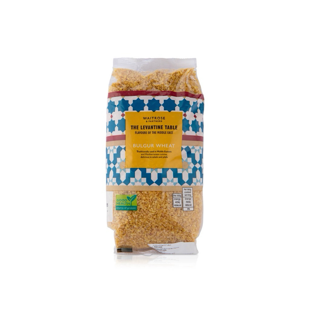 T  whaitrose bulgur wheat 500 g. ข้าวสาลีเมล็ดหัวแตก จากอังกฤษ🇬🇧