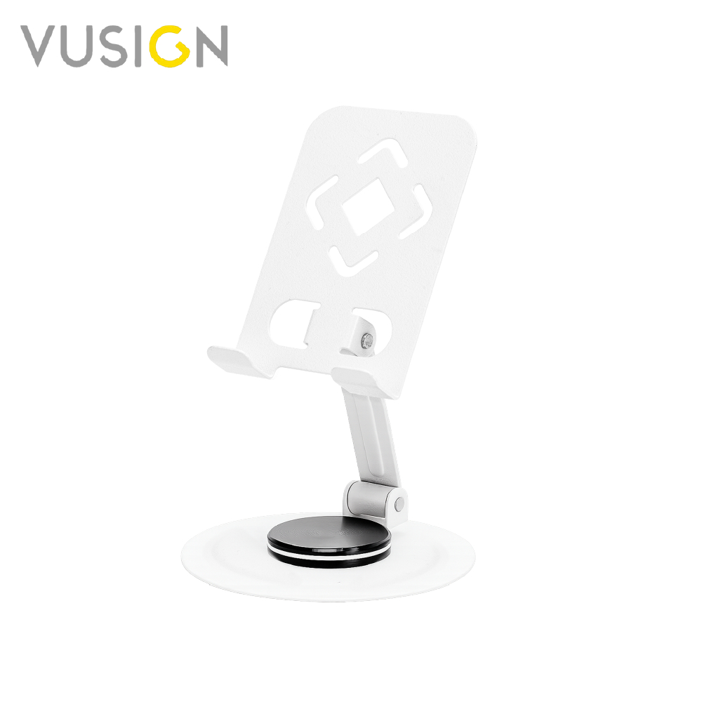 Vusign ขาตั้งโทรศัพท์ ที่ตั้งโทรศัพท์พกพา ที่ตั้งโทรศัพท์ พับได้ มีช่องชาร์จ หมุน360องศา Phone stand