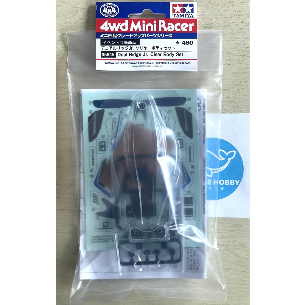 TAMIYA 95645 Dual Ridge Jr. Clear Body Set ใส สินค้าพร้อมส่ง !!!