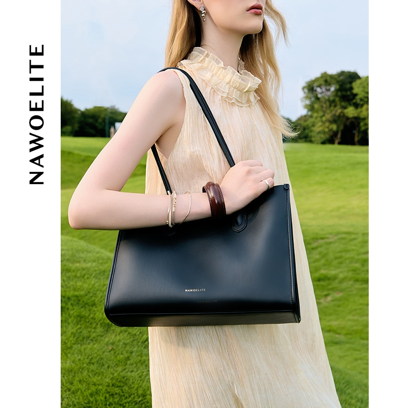 NAWOELITE DAILY TOTE BAG กระเป๋าสะพายสุภาพสตรีความจุขนาดใหญ่  ใส่แท็บเล็ตได้ กระเป๋าสะพายข้างผู้หญิง กระเป๋าสะพายข้าง