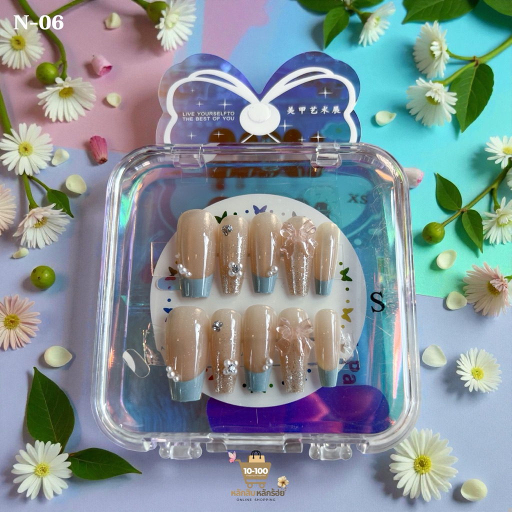 ✨ เล็บปลอมเกรดพรีเมียม – สวยหรูเหมือนทำที่ร้าน! ✨ ติดง่าย ทนทาน ดูแพงในไม่กี่นาที