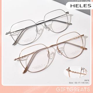 กรอบแว่นตา HELES - 6979 ไทเทเนี่ยม น้ำหนักเบา เรียบหรู เหมาะ…
