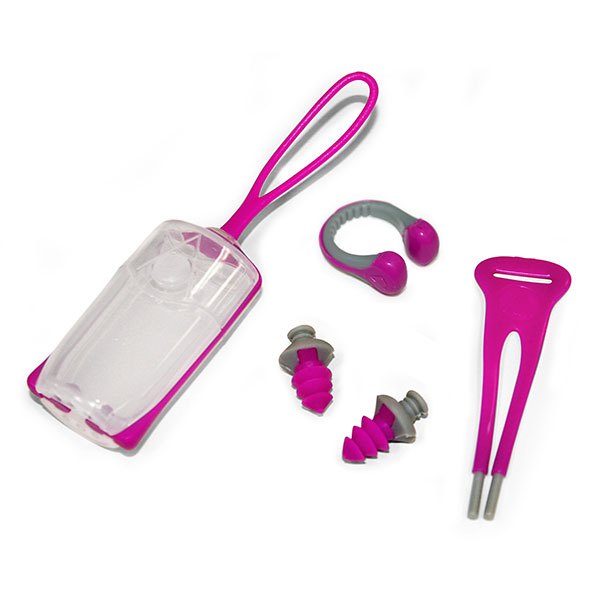 AQUASPHERE Ear plug + Noseclip Pink