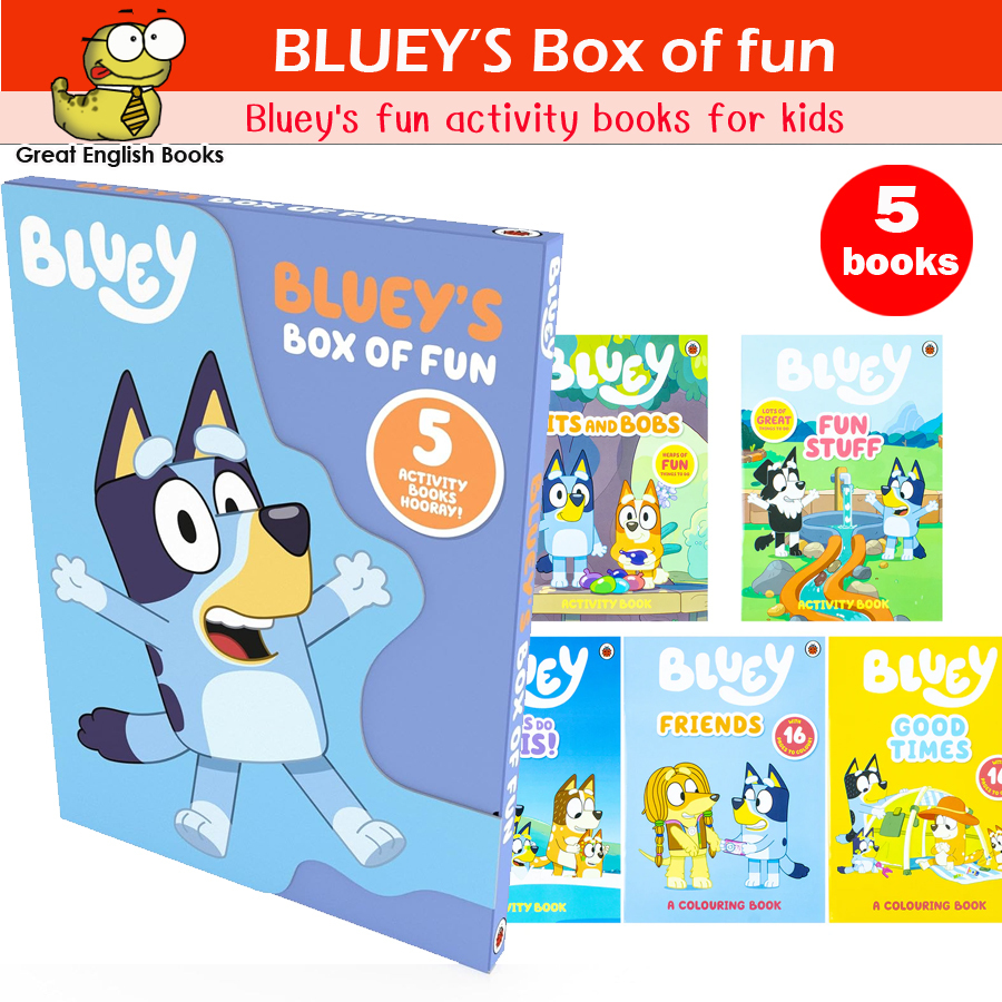 (ใช้โค้ดรับcoinคืน10%ได้)  *ลิขสิทธิ์แท้ Original* เซ็ตกิจกรรม Bluey’s Box of Fun