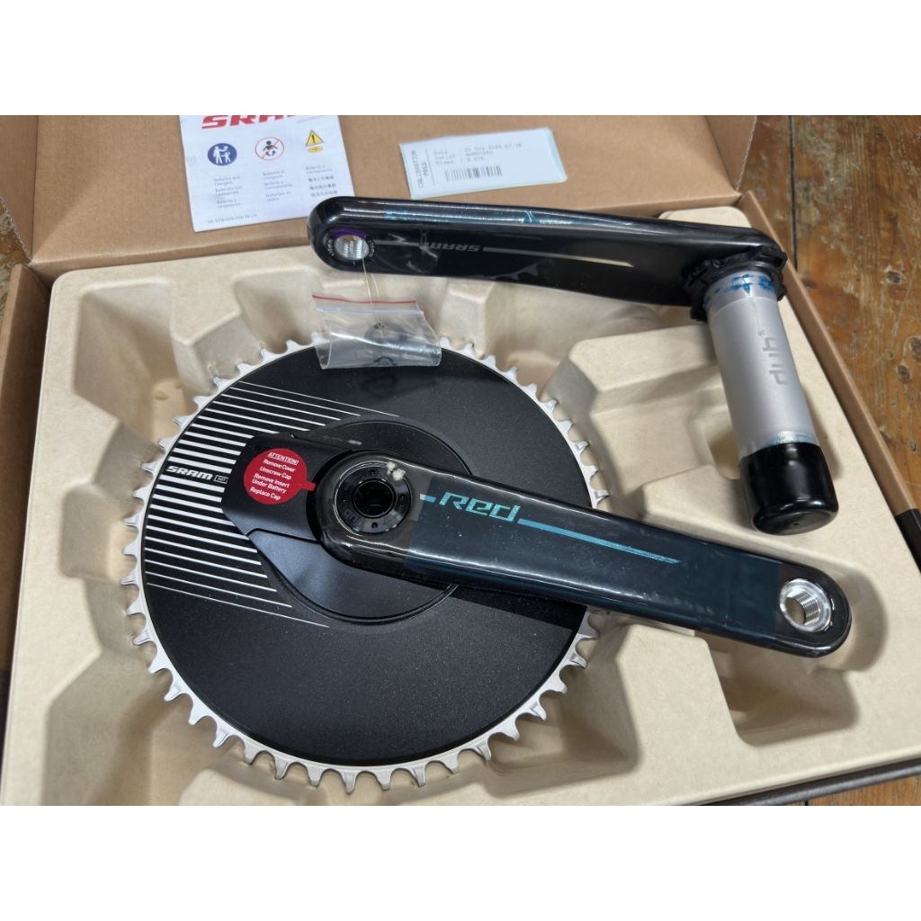 2025 ชุดขาจานแอร์โร aero sram red axs 12speed E1 ใบเดียวพร้อมวัตต์   170 50t