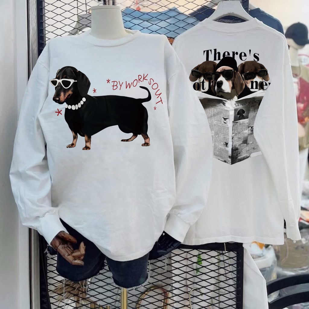 เสื้อสเวตเตอร์คอกลมสไตล์เกาหลียอดนิยมปี 2026 ทรงโอเวอร์ไซส์หลวม เนื้อในบุขนฟูและหนาพิเศษ #2 - รูปที่ 3