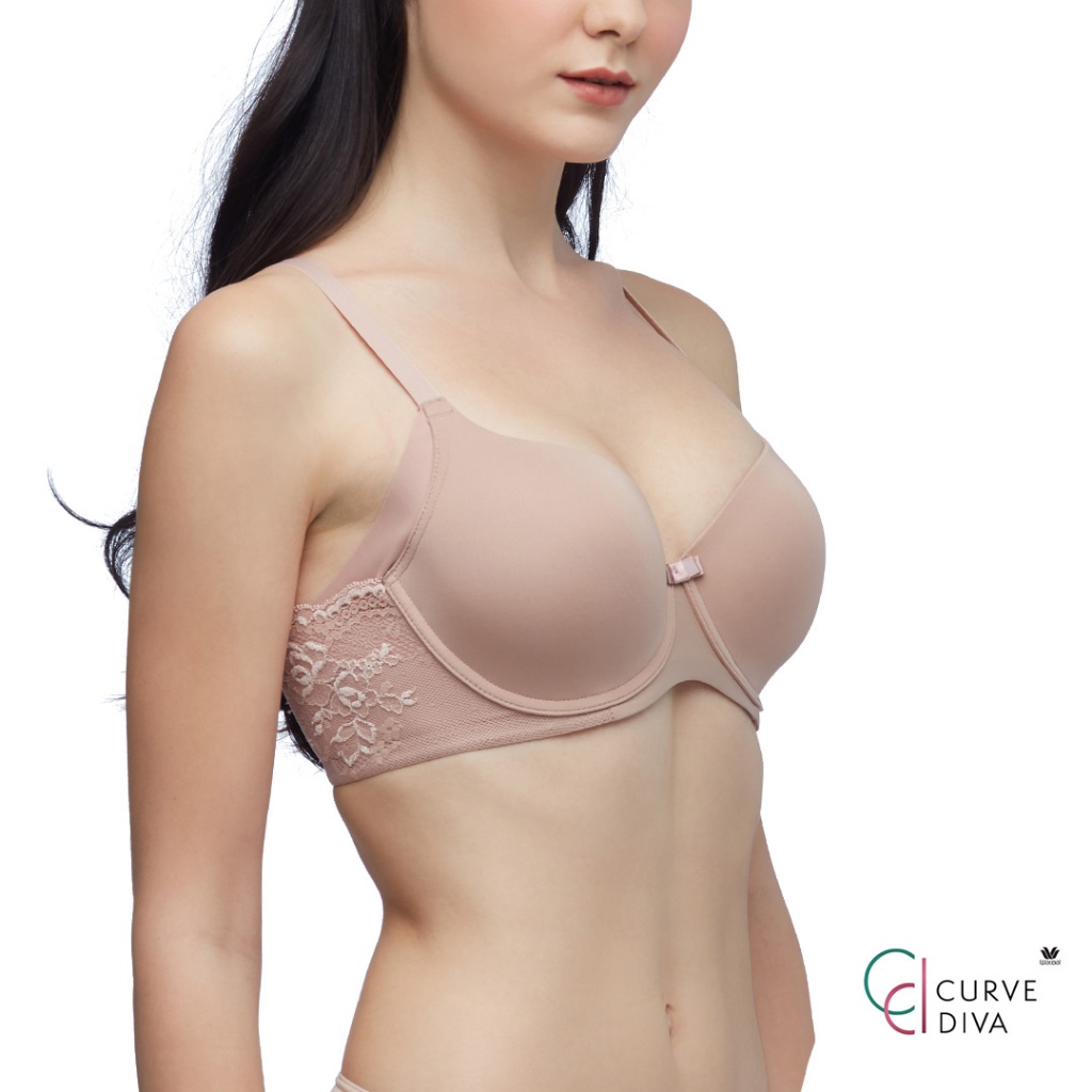 Wacoal บรามีโครง เก็บกระชับ ที่สุดของความกระชับ The Best of Wacoal รุ่น WB7951 สีเบจ (BE) Cuvre Diva