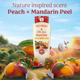 *ใส่โค้ดTHE40Nลด10%*Old Spice โรลออน กลิ่น Sunrise กลิ่นหอมพีชสดชื่น ผสาน กลิ่นส้มอ่อนๆ