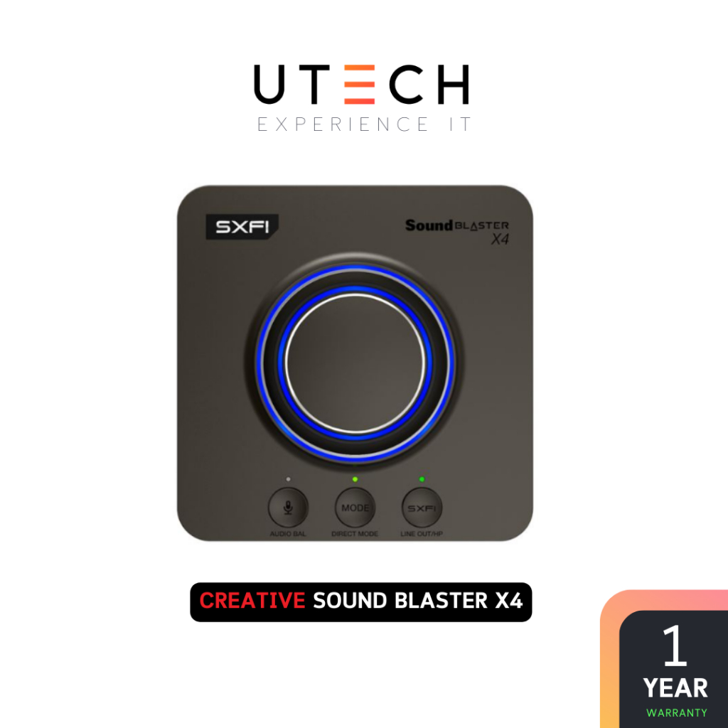 CREATIVE SOUND CARD Sound Blaster X4 External USB Sound Card รองรับ 7.1/5.1 by UTECH