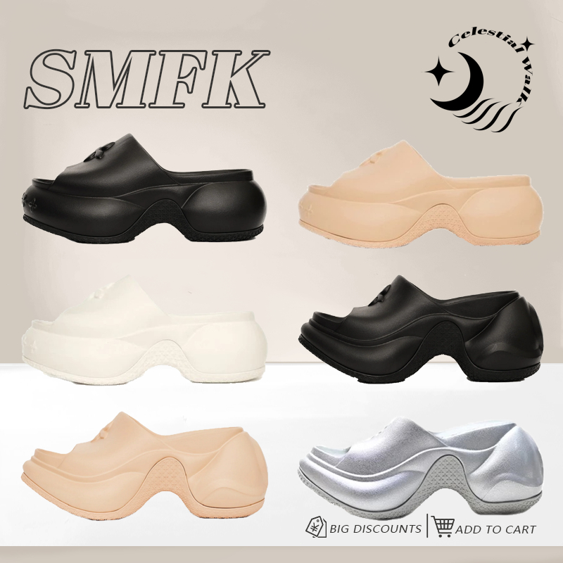 💯ของแท้ดั้งเดิม✅รองเท้า รองเท้าแตะ SMFK COMPASS ส้นสูง รองเท้าแฟชั่น รองเท้าผู้หญิง