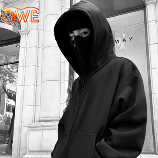 เสื้อฮู้ดหน้ากากนินจา | ผ้าแคชเมียร์นำเข้าไม่ยับ ซิปเต็มตัว …