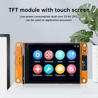 Esp32 Arduino LVGL WIFI& บอร์ดทดลองบลูทูธ 2.8 นิ้ว 240*320 หน้าจอแสดงผลอัจฉริยะ โมดูล LCD TFT พร้อมระบบสัมผัส WROOM