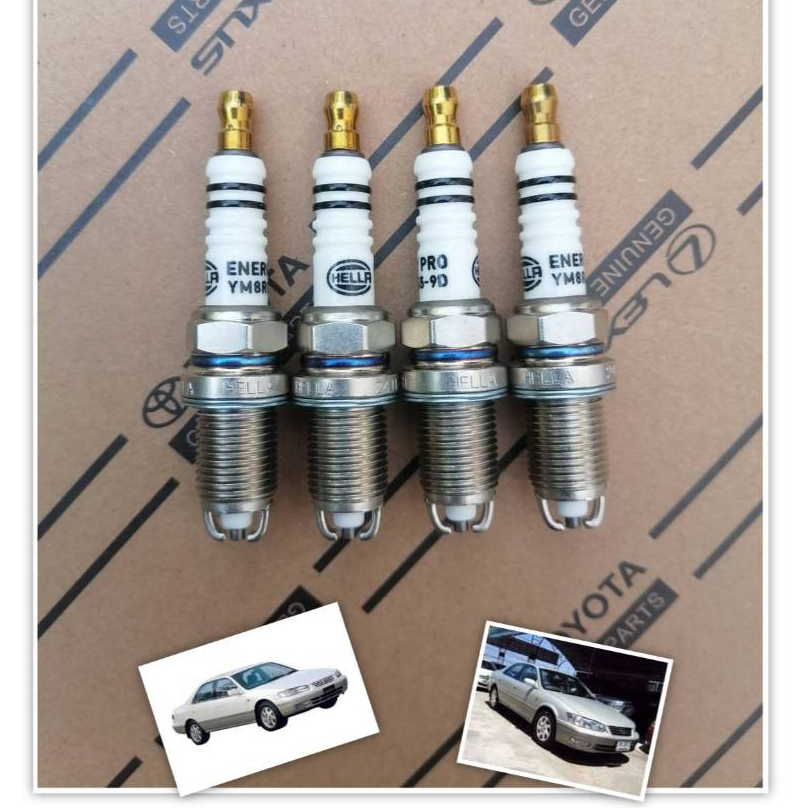 หัวเทียนเครื่อง 5SFE TOYOTA CAMRY SXV20.SXV10 ใหม่ชุด4หัว ตรงสเป็คของโรงงาน(ทนเเก๊ส)ใช้ดีสุดๆ
