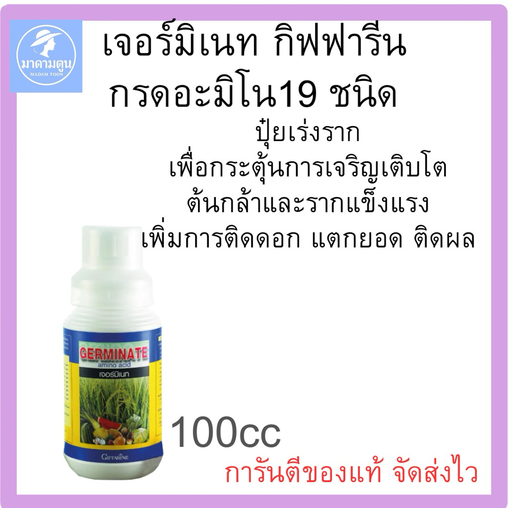 ปุ๋ย เร่งราก เจอร์มิเนทกรดอะมิโน สารสกัดชีวภาพ กิฟฟารีน