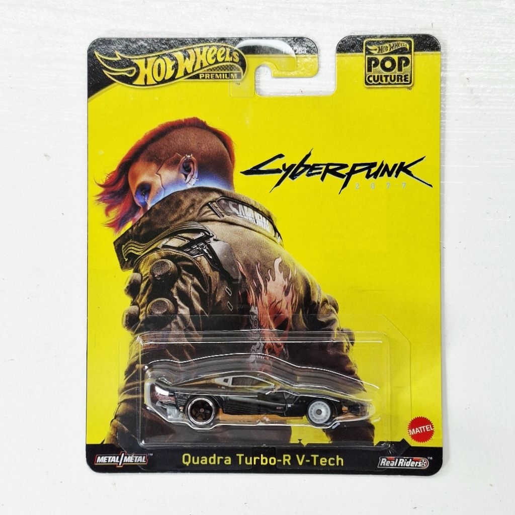 Hot wheels premium รุ่น Quadra Turbo-R V-Tech ล้อยาง แพ็คสวย
