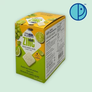 Greater Myseptic Mybacin Zinc เกร๊ทเตอร์ มายเซพติค มายบาซิน เม็ดอมซิงค์ พลัส (กล่องละ 20 ซอง x 10 เม็ด)