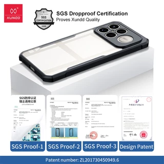 Xundd เคส ใช้สำหรับ Poco F8 Pro Case Poco F8 Ultra เคสป้องกันการกันกระแทก ป้องกันรอยขีดข่วน TPU+ฝาหลังอะคริลิคใส