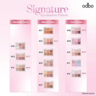 odbo (เบอร์ใหม่!! ของแท้ ส่งตรงจากแบรนด์) SIGNATURE EYESHADOW PALETTE - OD276 #พาเลทซิกเนเจอร์