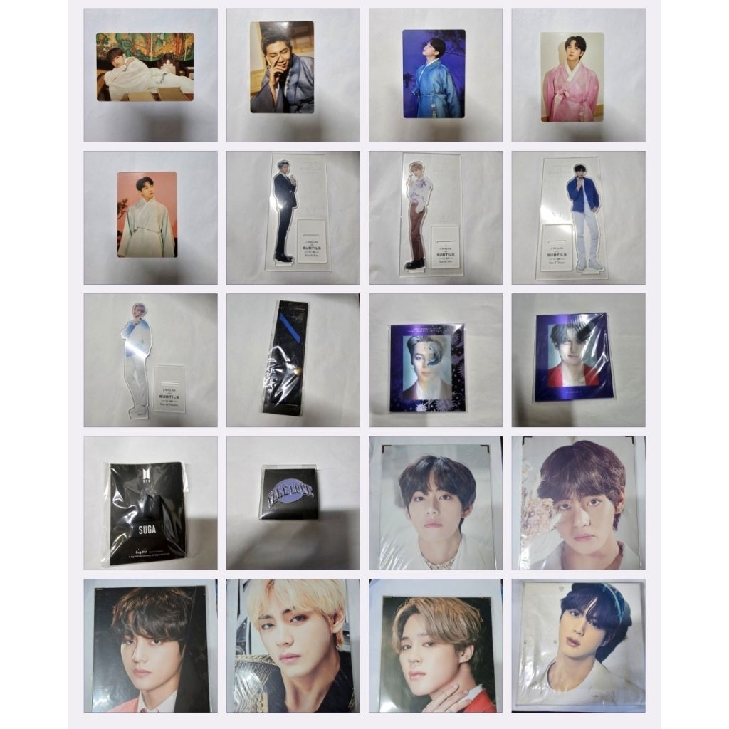 BTS บีทีเอส  PHOTOCARD ของสะสมบีทีเอส พรีเมี่ยม BTS Merch สภาพดี RM JIN SUGA J-HOPE JIMIN V JUNGKOOK