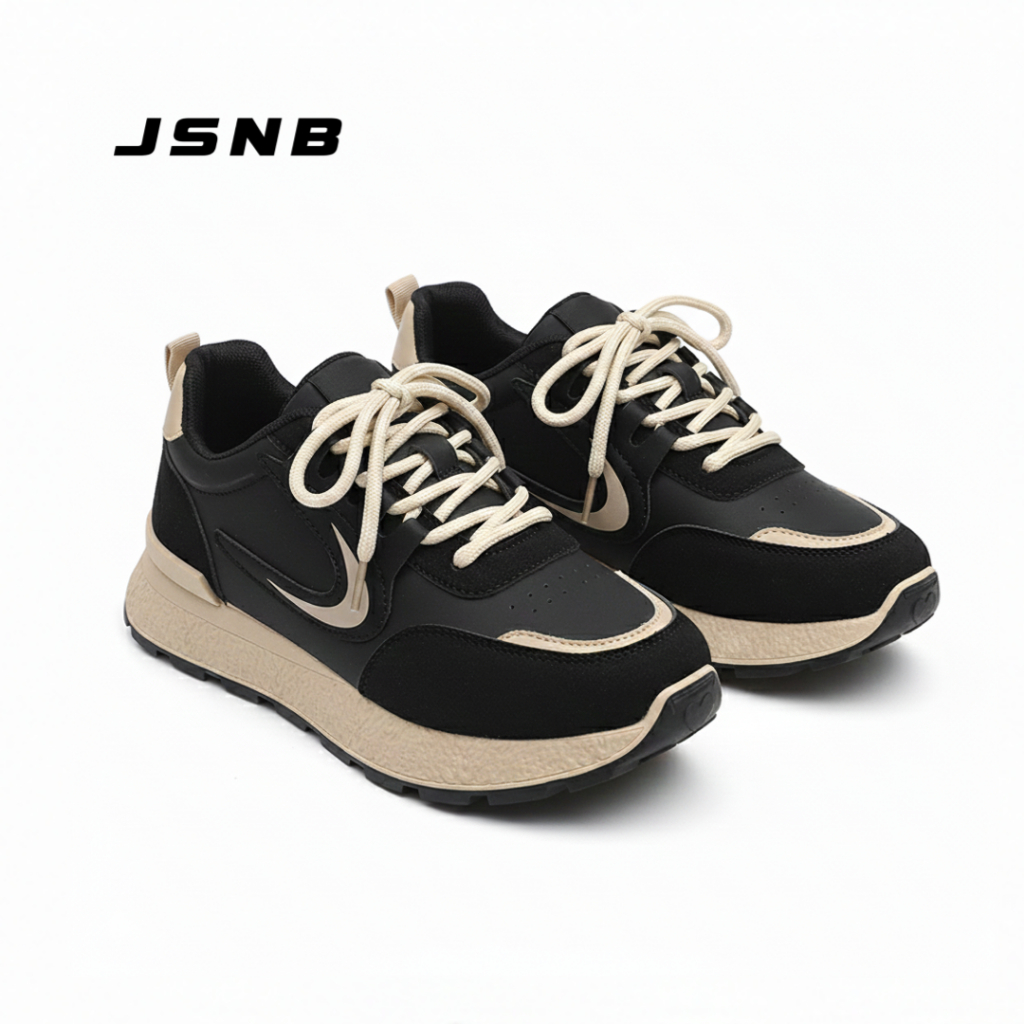 JSNB สินค้าใหม่! รองเท้าผ้าใบ ทรงสปอร์ต พร้อมส่งฟรี รองเท้ากีฬา ผ้าใบลำลอง ใส่วิ่งได้ พื้นหนานุ่ม น้