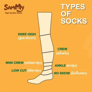 (โหล)Sammy ถุงเท้านักเรียนไนล่อนสีขาว (แพ็ค 12คู่,6 คู่) ริ้วเล็ก ลอนเล็ก นุ่มกระชับ ถูกระเบียบ PRODUCT OF THAILAND