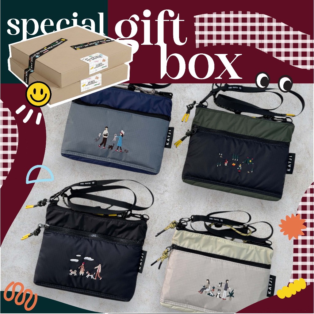 katji / Timmy Bag กระเป๋าผ้าร่ม สะพายข้าง กระเป๋าใส่ไอแพดมินิ รุ่นทิมมี่