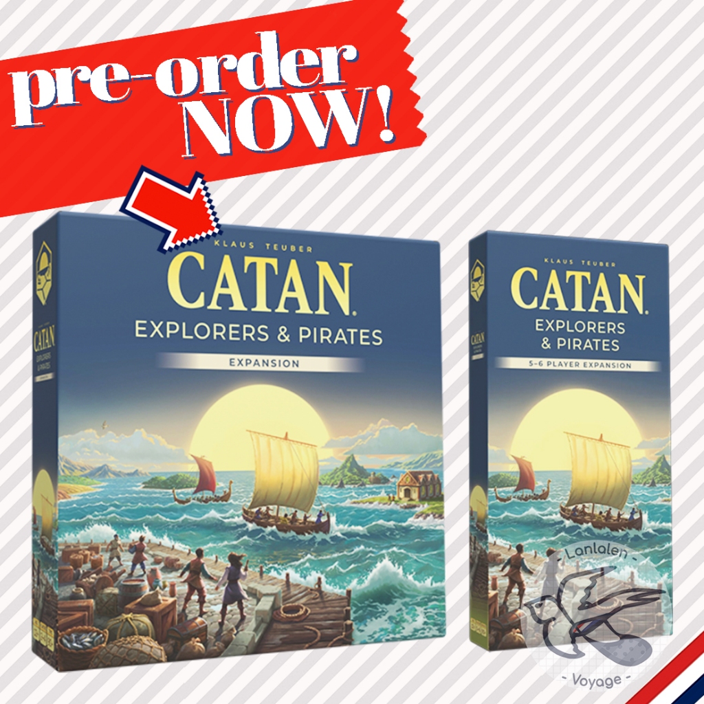 [Pre-Order] CATAN Explorers & Pirates 6th Edition / 5 - 6 Players 6th Edition [Boardgame]