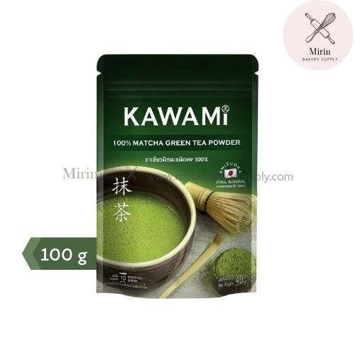 Kawami ชาเขียวมัทฉะผง 100% 100g