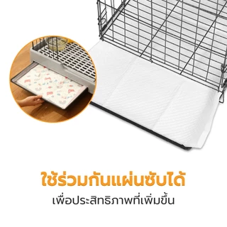 ถาดรองกรงสัตว์เลี้ยง ถาดรองพลาสติก ถาดรองฉี่สัตว์เลี้ยง ใช้งานกับกรงได้หลายประเภท น้ำหนักเบา ใช้งานง่าย มี 7 ขนาด สีฟ้า
