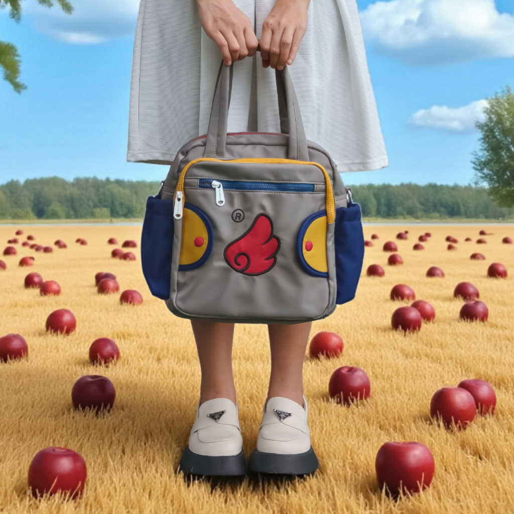 Fillymoowyรุ่นBigBobbyกระเป๋าอเนกประสงค์ปรับเป็นเป้สะพายหลังหรือครอสบอดี้ได้ในใบเดียว - รูปที่ 4