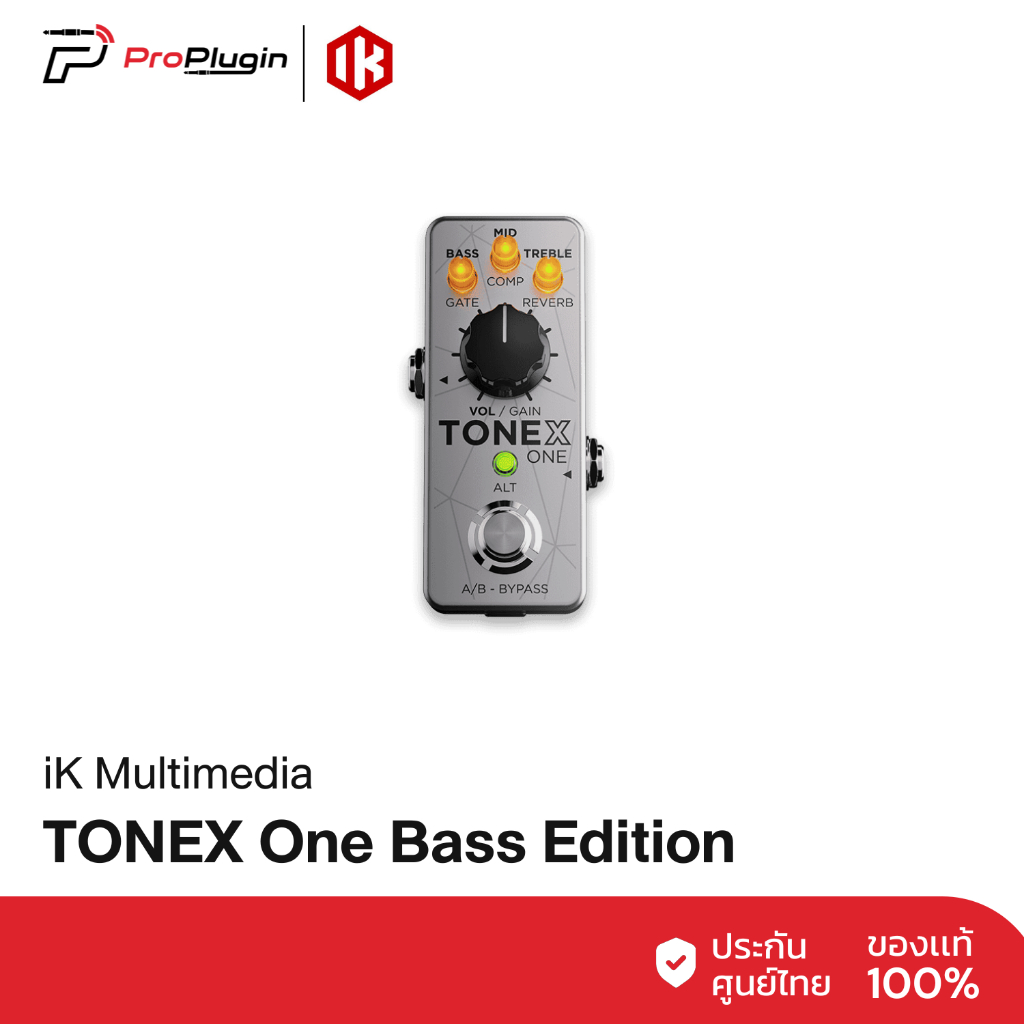 TONEX ONE Pedal Bass Edition มาพร้อมโทนเสียงกว่า 20 โทน ขนาดเล็ก พกพาสะดวก