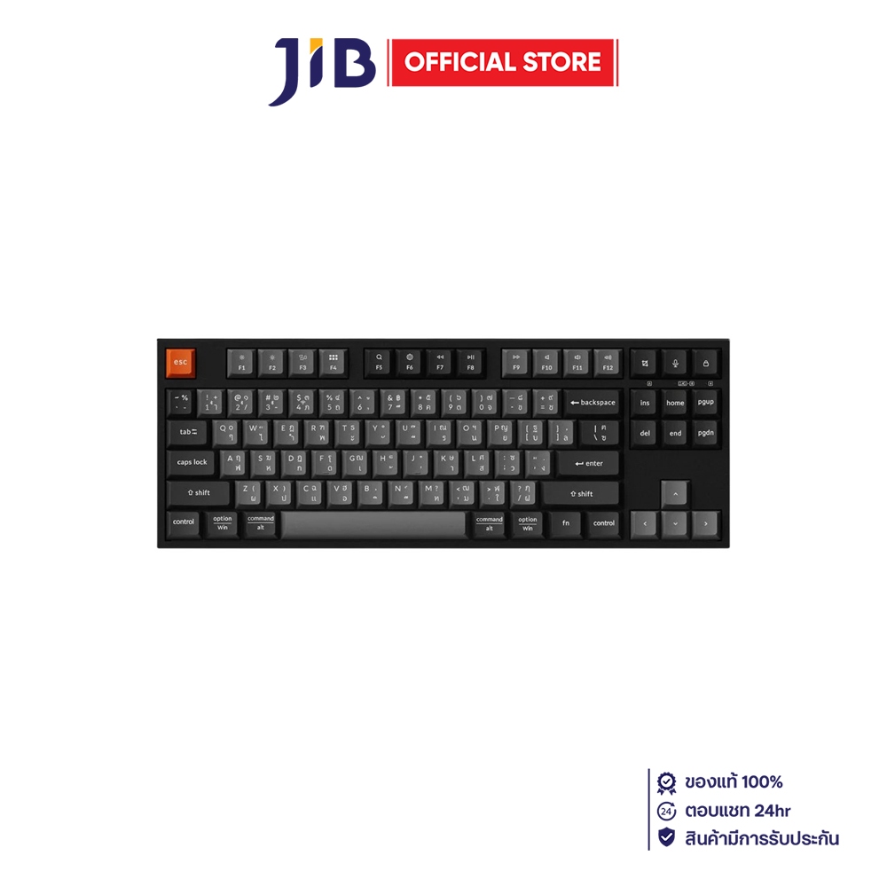 WIRELESS KEYBOARD (คีย์บอร์ดไร้สาย) KEYCHRON B33 - SCISSOR SWITCH NON-BACKLIT EN/TH CLASSIC BLACK B3
