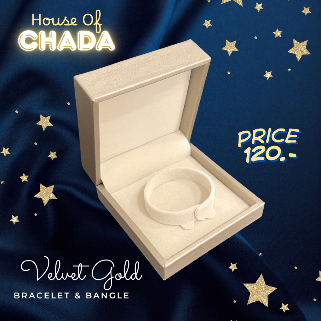CHADA - กล่องกำไลหยก กำไลทอง กล่องกำไลกำมะหยี่ ทดทาน กล่องกนัง PU คุณภาพ Premium