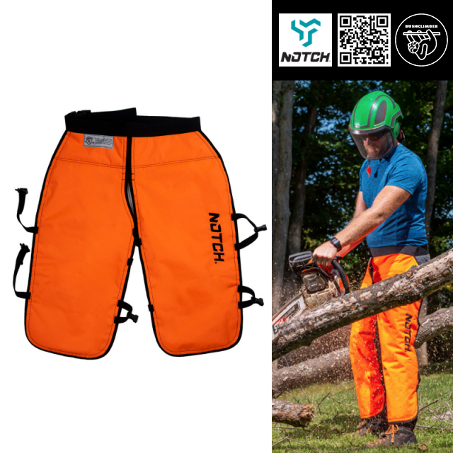 🟥แบรนด์แท้🟥 กางเกงเซฟตี้กันโซ่เลื่อยยนต์แบบสวมทับ Notch Chainsaw Chaps Standard