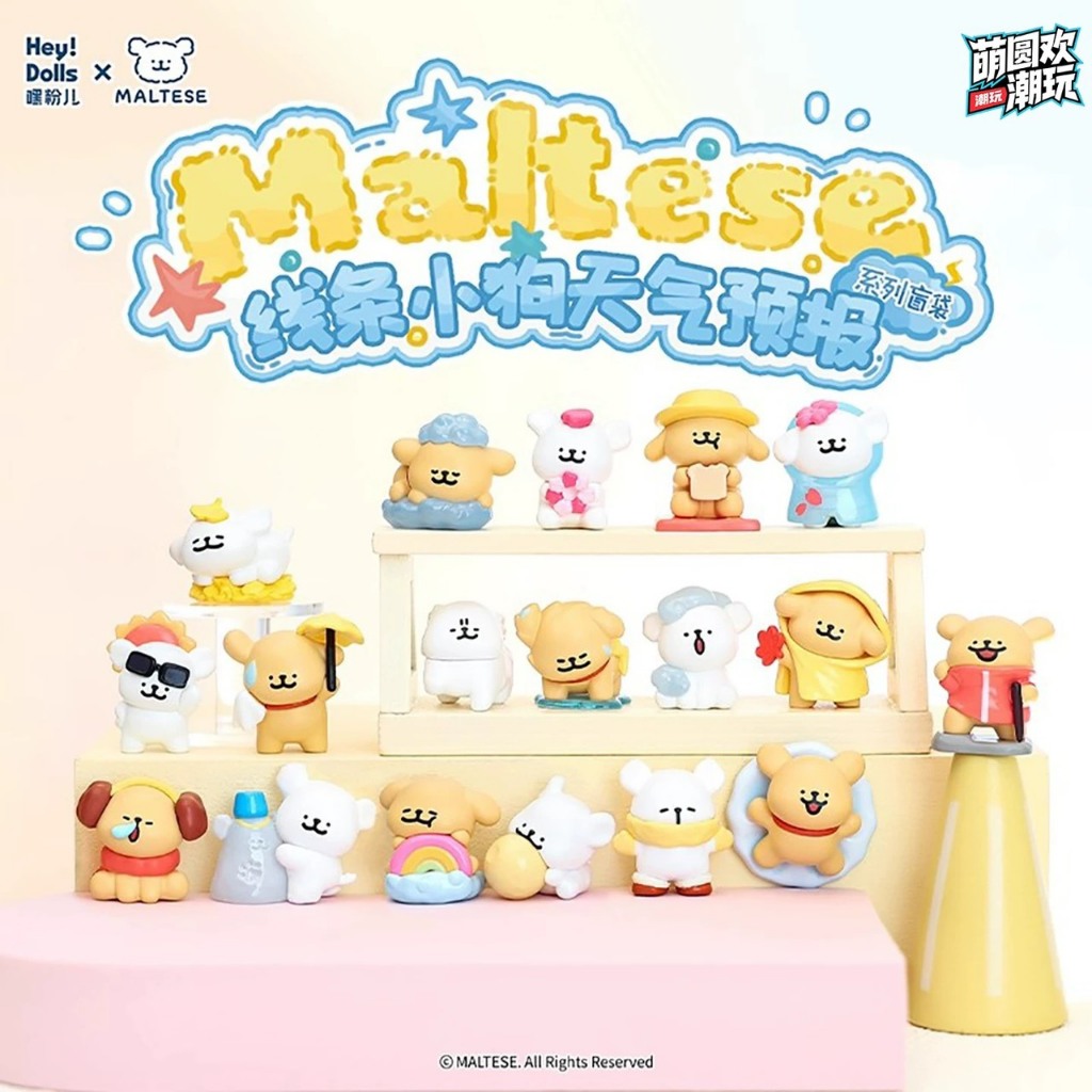 [พร้อมส่ง 1จุ่ม=5ตัว] บีนจิ๋วมอลทีส Maltese Weather Forecast