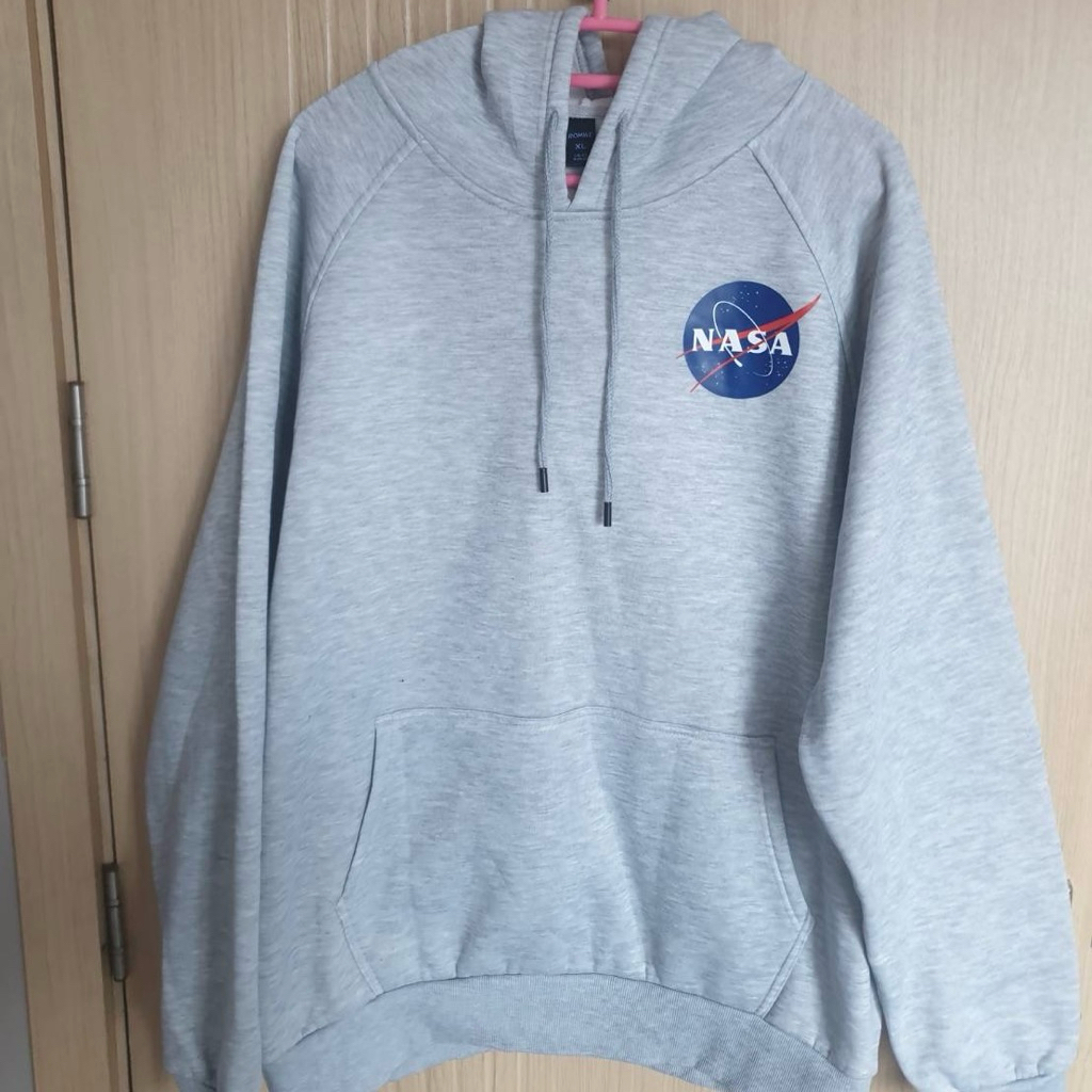 เสื้อสเวคเตอร์ ROMWE MEN Prep เสื้อฮู้ด พิมพ์ตัวอักษร สำหรับผู้ชาย, โรงเรียน