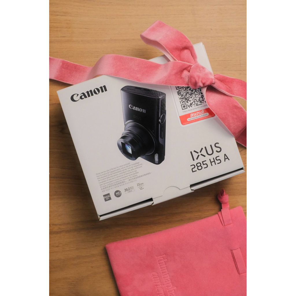 กล้องดิจิตอลมือ1  Canon Ixus 285 HS A สีดำ ประกันหมดปี2570