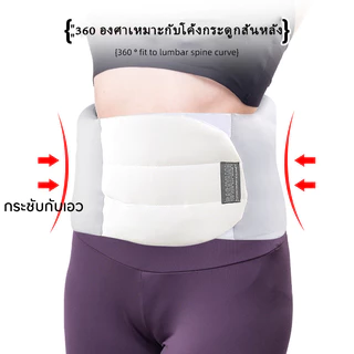 หมอนอิง หมอนรองเอว พิเศษสำหรับความเครียดของแผ่นรองเอว การนอนตะแคงนอนได้ทั้งหมด เอวป้องกันทุกรอบ นอนหลับฝันดี