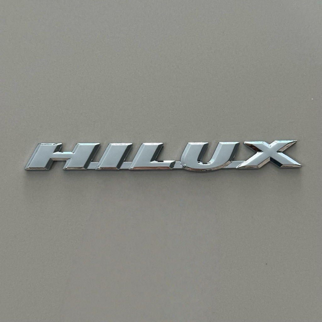 โลโก้ HILUX ไทเกอร์ ตัวหนังสือข้างประตู ขนาด 16.3x1.6cm (ราคาต่อชิ้น)